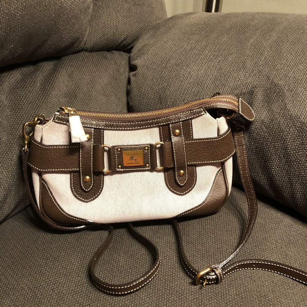 Burberry blue label 2 way bag